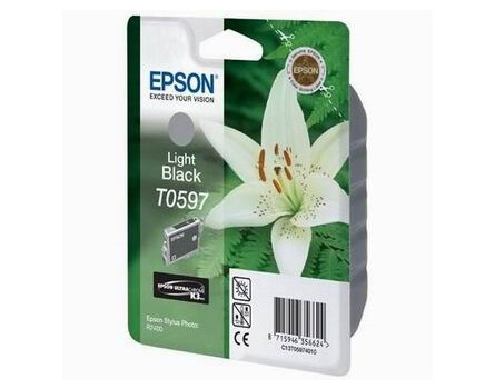 Atramentová cartridge Epson Stylus Photo R2400, C13T059740, svetlo čierna, 1 * 13ml,