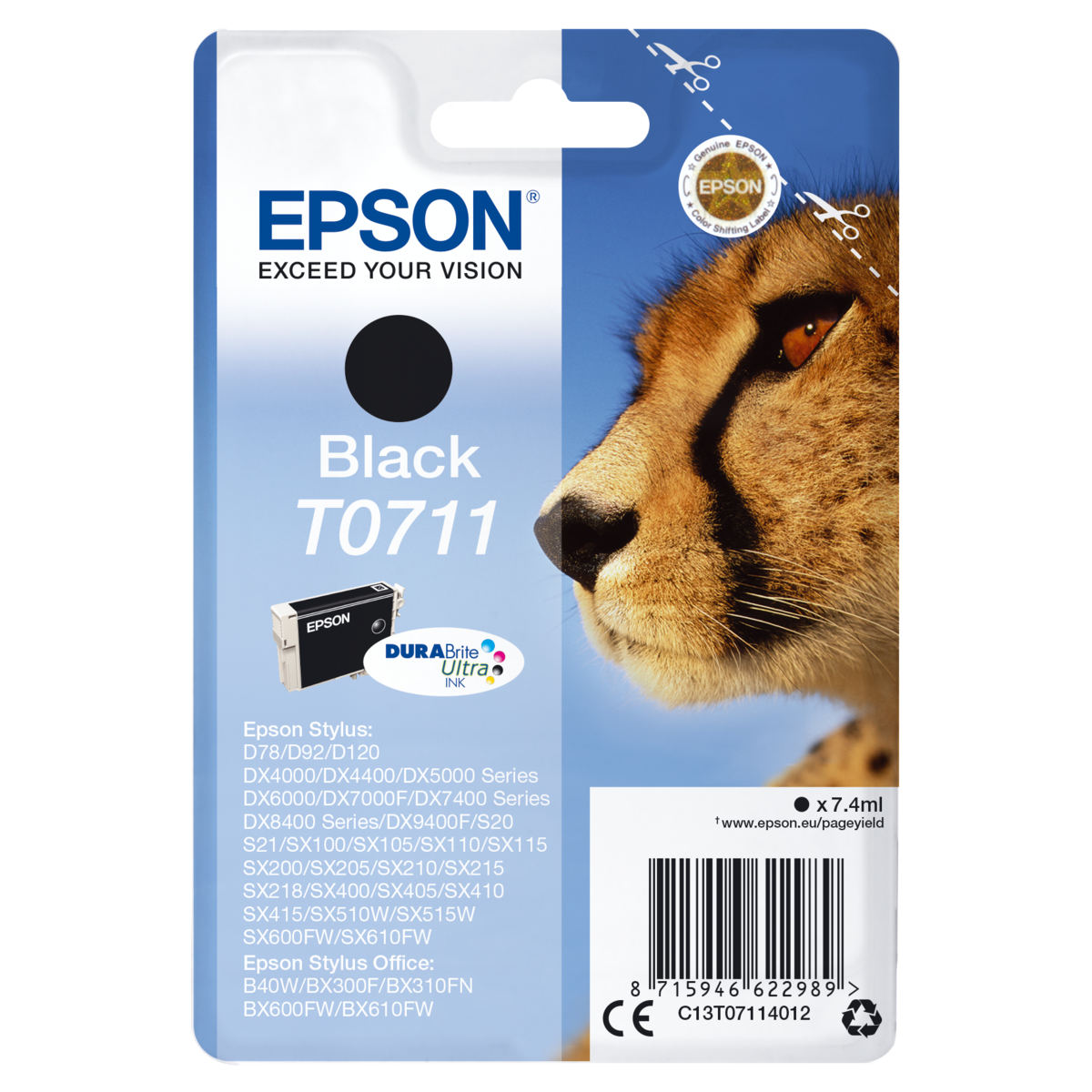 Zásobník Epson T0711, 13T07114012 (Čierny)