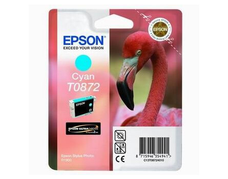 Atramentová cartridge Epson Stylus Photo R1900, C13T08724010, modrá, 1 * 11,4ml, O