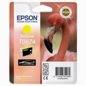 Atramentová cartridge Epson Stylus Photo R1900, C13T08744010, žltá, 1 * 11,4ml, O