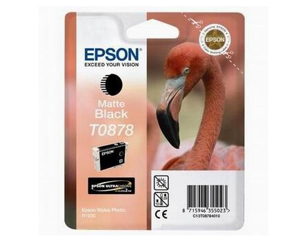 Atramentová cartridge Epson Stylus Photo R1900, C13T08784010, matte čierna, 1 * 11,4