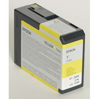 Epson Atramentová cartridge Epson Stylus Pro 3800, C13T580400, yellow, 80ml, O - originál