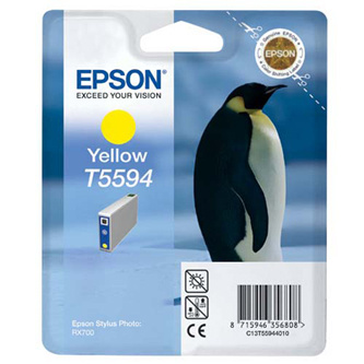 E-shop Epson Atramentová cartridge Epson Stylus Photo RX700, C13T55944010, žltá, 13ml, O
