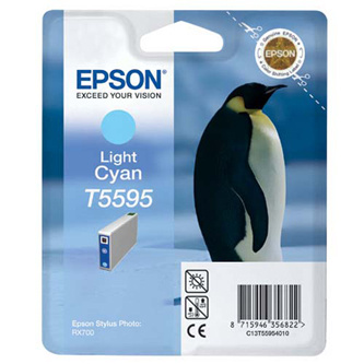E-shop Epson Atramentová cartridge Epson Stylus Photo RX700, C13T55954010, svetlo modrá, 13ml,