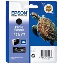 Epson Atramentová cartridge Epson Stylus Photo R3000, C13T15714010, photo black, 25.9ml - originál