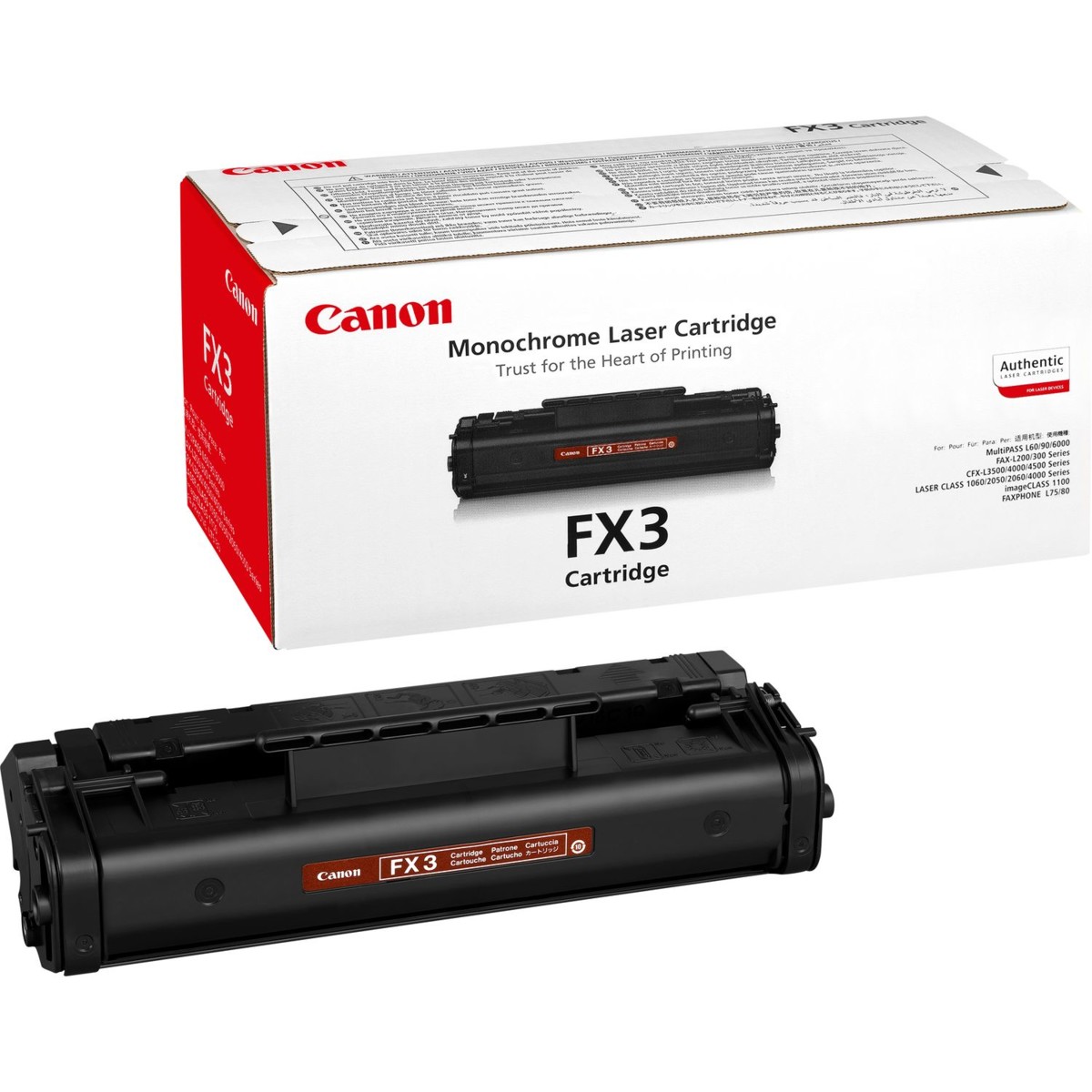 Toner Canon FX-3, 1557A003 - originálný (Čierny)
