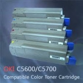 C5600 C5700 C5600N C5700N C5600DN C5700DN sada kompatibilný tonerov BK + CMY