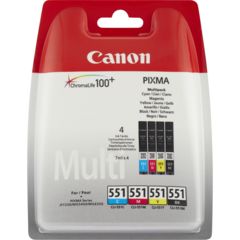Cartridge Canon CLI-551 C / M / Y / BK, 6509B009 Multi-Pack - originálný