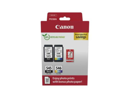 Cartridge Canon PG-545 + CL-546, 8287B005 - originálny (Multipack Čierna/Farebná)