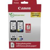 Cartridge Canon PG-545 + CL-546, 8287B005 - originálny (Multipack Čierna/Farebná)