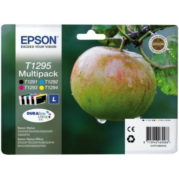 Cartridge Epson T1295, C13T12954012 - originálny (Multipack CMYK)