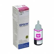 Epson T6643, C13T66434A - originálný, fľaša s atramentom (Purpurová)