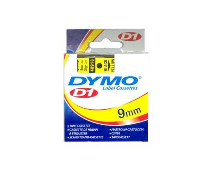 Páska Dymo 40918 (Čierny tlač / žltý podklad) (9 mm)
