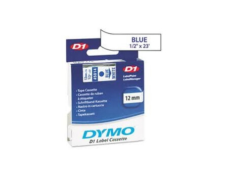 Páska Dymo 45014 (Modrý tlač / biely podklad)