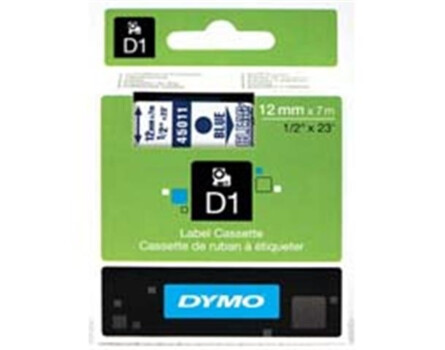 Páska Dymo 45011 (Modrá / priesvitná) D1 Štandardné pásky 12mm