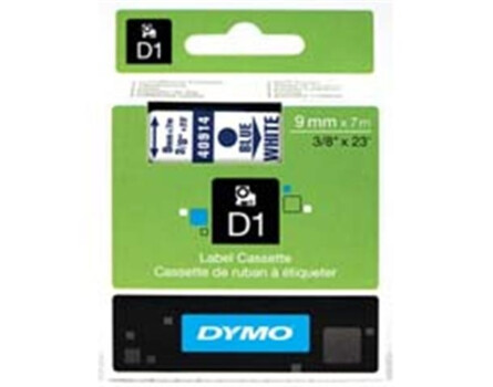 Páska Dymo 40914 (Modrý tlač / biely podklad) D1 Štandardné pásky 9