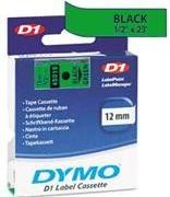 Páska Dymo 45019 (Čierny tlač / zelený podklad)