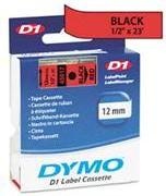 Páska Dymo 45017 (Čierny tlač / červený podklad)