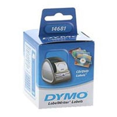 E-shop Dymo S0719250 &#39;Štítky na CD / DVD&#39; (priemer 57, 160 ks) 14681