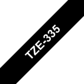 Páska Brother TZ-335 - originálne (Biely tlač / čierny podklad)