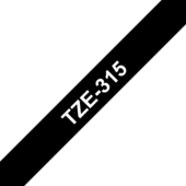 Páska Brother TZ-315 - originálne (Biely tlač / čierny podklad)