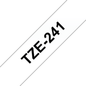 Páska Brother TZ-241 - originálne (Čierny tlač / biely podklad)