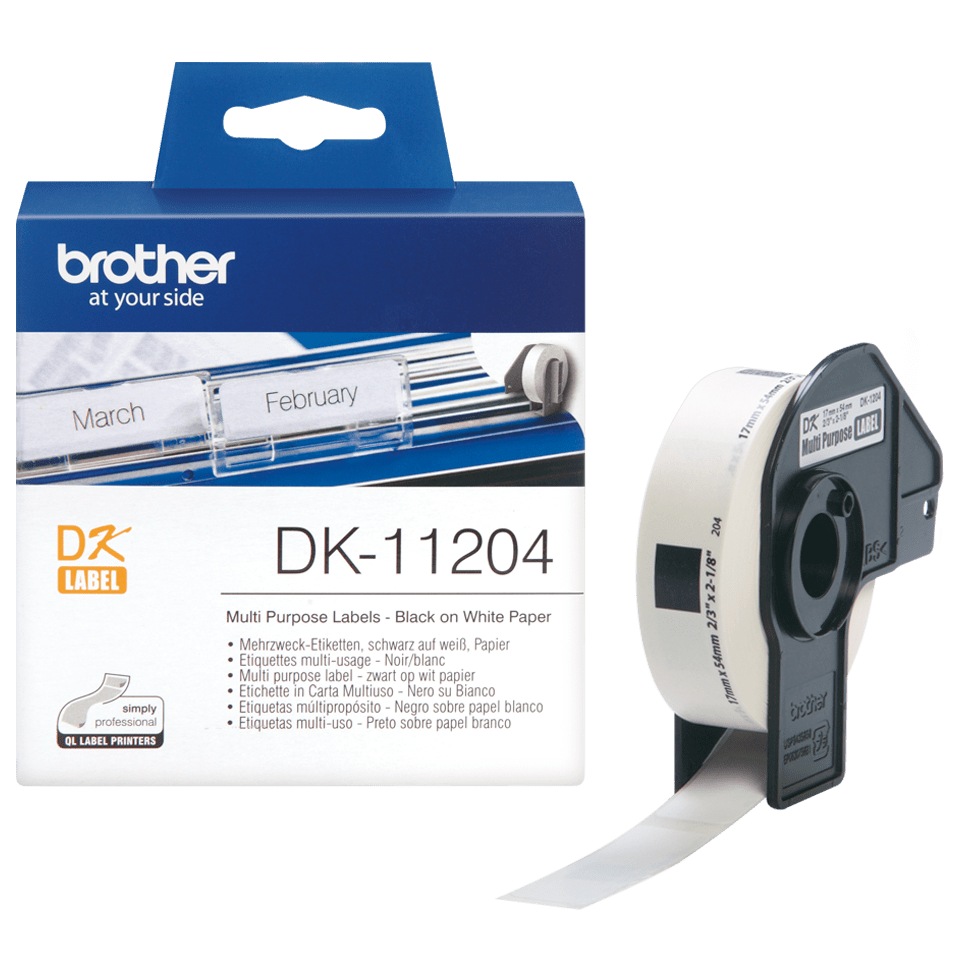 E-shop Brother DK-11204 (17x54mm, 400 ks)