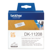 Brother DK-11208 'papierové / široké adresy' (38x90 mm, 400 ks)