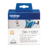 Brother DK-11207 'CD, DVD štítok' (58x58 mm, 100 ks)
