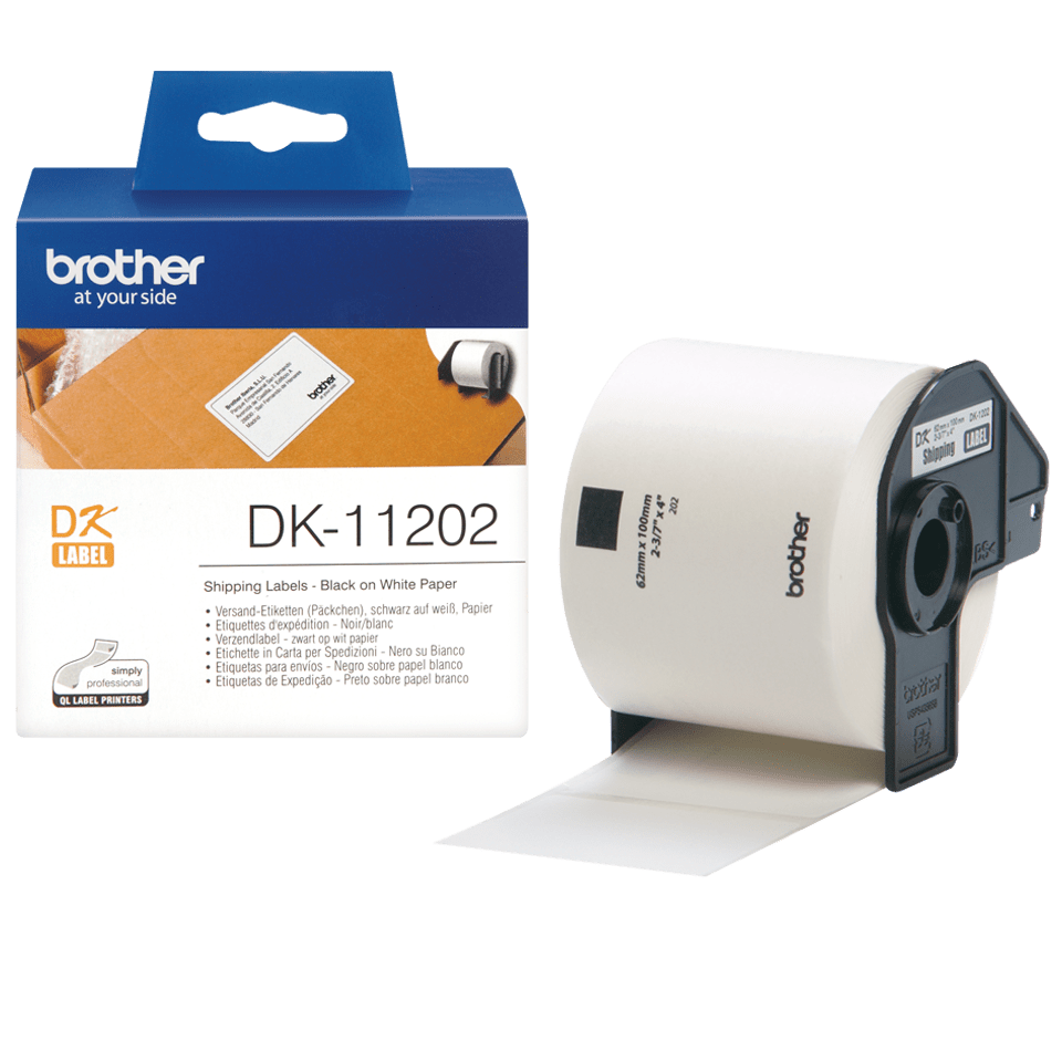 E-shop Brother DK-11202 '(papierové / poštové štítky-300ks) 62x100mm'