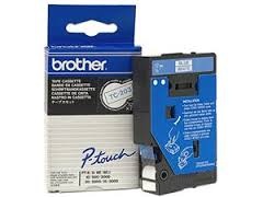 Páska Brother TC-203 - originálne (Modrý tlač / biely podklad)