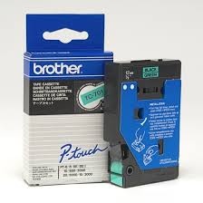 E-shop Páska Brother TC-701 - originálne (Čierny tlač / zelený podklad)