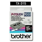 Páska Brother TX-315 - originálny (Biely tlač / čierny podklad)