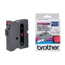 E-shop Páska Brother TX-431 - originálne (Čierny tlač / červený podklad)