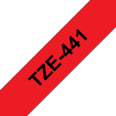 Páska Brother TZ-441 - originálne (Čierny tlač / červený podklad)