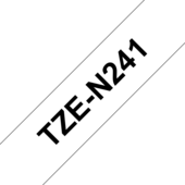 Páska Brother TZ-N241 - originálny (Čierny tlač / biely podklad)