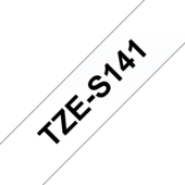 Páska Brother TZ-S141 - originálne (Čierny tlač / priesvitný podklad)