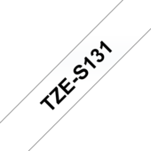 Páska Brother TZ-S131 - originálne (Čierny tlač / priesvitný podklad)