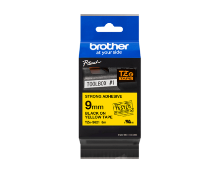 Páska Brother TZ-S621 - originálne (Čierny tlač / žltý podklad)